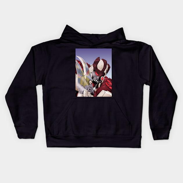 Transformers Dinobot II Kids Hoodie by JeffWittyArt